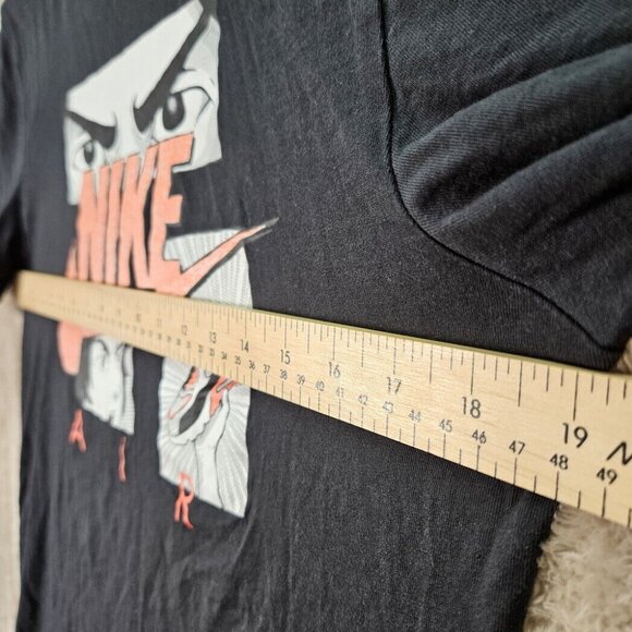 Nike Air T-Shirt Anime Graphic Print The Nike Tee Short Sleeve Mens Size S Black - Picture 4 of 10